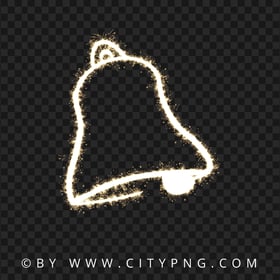 Sparkle Bell Fireworks Effect FREE PNG