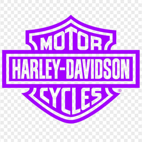 HD Harley Davidson Purple Logo PNG