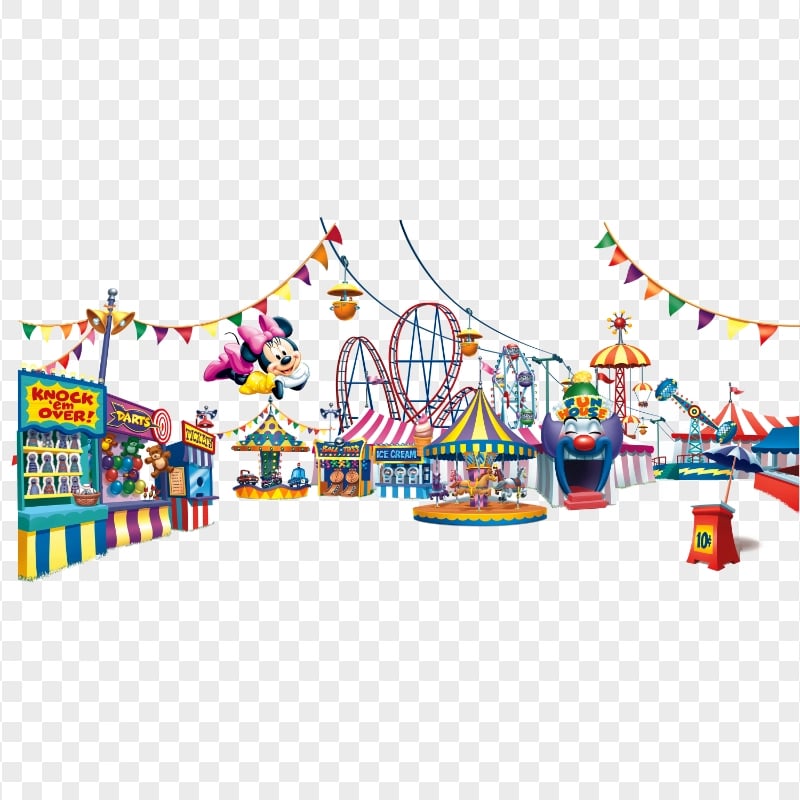 HD Disney Mickey Amusement Park Transparent PNG