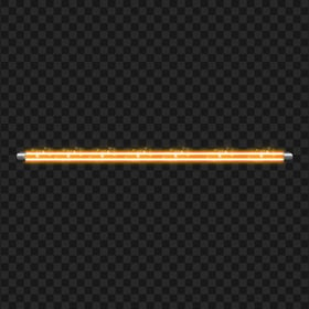 Orange Neon Line Light Led PNG