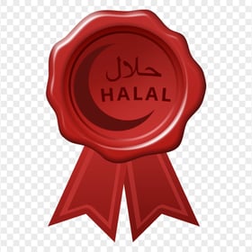 HD Halal حلال Certificate Stamp PNG