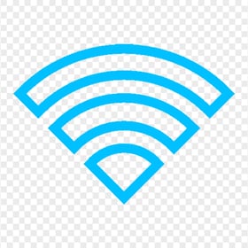 Download Wifi Blue Outline Logo Icon Symbol PNG