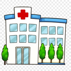 Cartoon Hospital Emergency Illustration Clipart