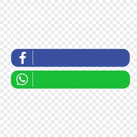 HD Facebook & Whatsapp Lower Thirds PNG