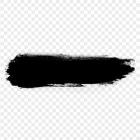 HD Black Brush Stroke Effect PNG