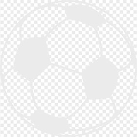 Gray Football Outline Ball Icon Transparent PNG