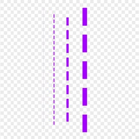 Four Purple Dashed Lines PNG