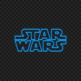 Neon Blue Logo Star Wars HD PNG