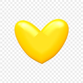 Yellow Heart Love Emoji