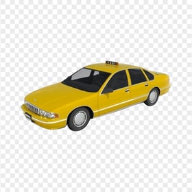 Transport Public Yellow Taxi Cab Vehicle PNG