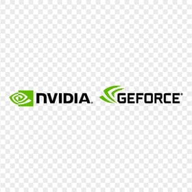 HD Nvidia And Geforce Logos PNG