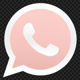 HD Rose Gold Official Whatsapp Wa Watsup Logo Icon PNG