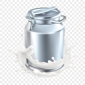HD Milk Churn Container Can Illustration PNG