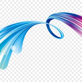 Download Curve Lines Purple And Blue Abstract PNG