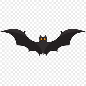 Cartoon Clipart Bat Open Wings