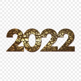HD Brown And Gold Luxury 2022 Text PNG