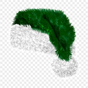 Santa Claus Christmas Green Hat Cap PNG Image