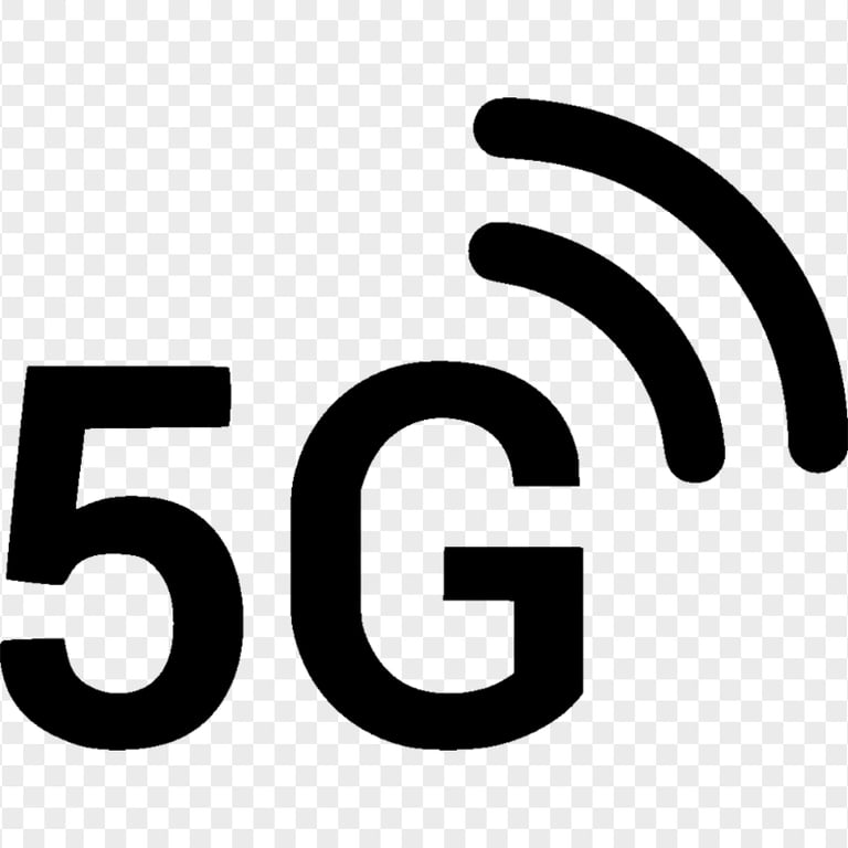 5G Network Icon Transparent Background