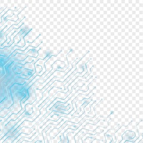 HD Blue Circuit Board Transparent PNG