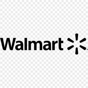 Walmart Horizontal Black Logo HD PNG
