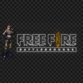 HD Xayne Character With Free Fire Neon Logo PNG