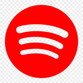 FREE Spotify Red Logo Symbol Icon PNG