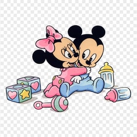 HD Babies Characters Mickey Mouse Minnie Mouse PNG