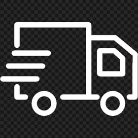 White Car Pickup Delivery Truck Freight Icon Download PNG