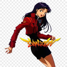 HD Katsuragi Misato Neon Genesis Evangelion Logo PNG