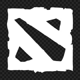 HD Dota 2 Official White Logo Symbol PNG