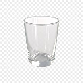 Heavy Base Empty Drinking Glass HD Transparent Background