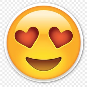 Emoji Face Smiling Heart Eye Red Love Romantic
