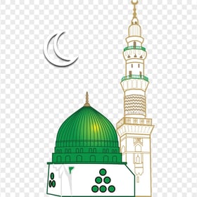 Mosque Masjid Islamic Icon Vector Illustration