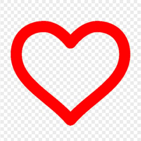Heart Red Button Icon