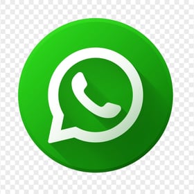 HD Beautiful Round Vector Flat Green Whatsapp Icon PNG