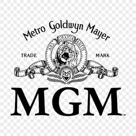 HD Black MGM Logo PNG