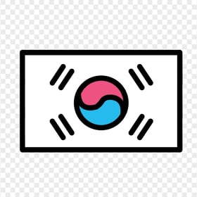 HD Vector South Korea Flag Icon PNG