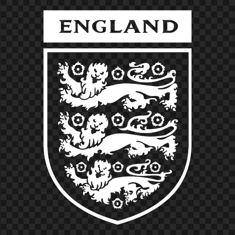 England National Football Team White Logo PNG Citypng