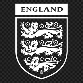 England National Football Team White Logo PNG