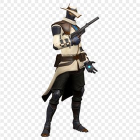 HD Valorant Cypher Agent Player Character With Weapon PNG