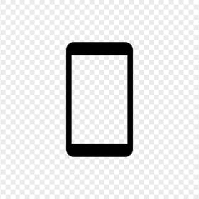 HD Black Modern Smartphone Icon Transparent PNG