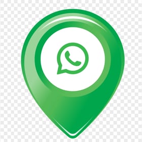 HD Green Whatsapp In Location Icon PNG