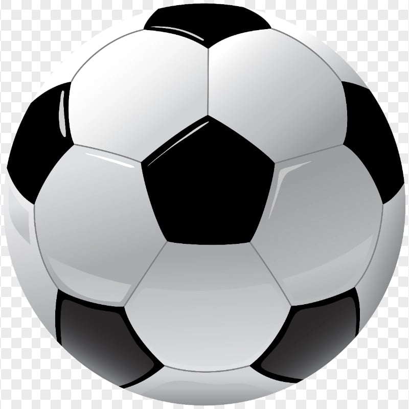 Black & White Classic Soccer Ball HD PNG | Citypng