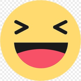 Haha Facebook Messenger Reaction Face Emoji HD | Citypng