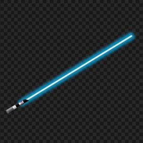 Blue Star Wars Lightsaber PNG