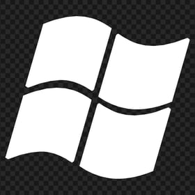 Windows XP White Logo Icon HD PNG