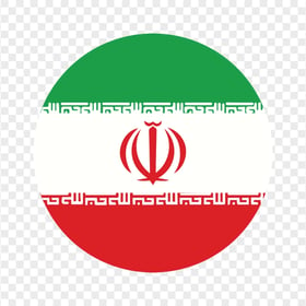 Iran Iranian Round Circle Flag Icon PNG