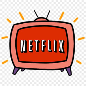 Tv Icon Contains Netflix Logo