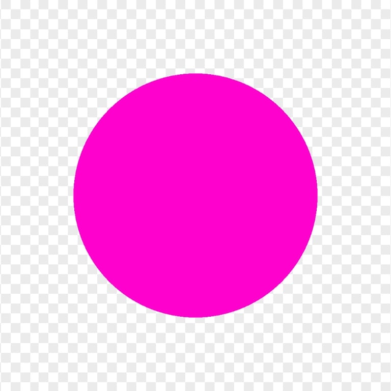 Pink Dot Circle Icon