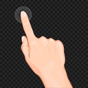 PNG Cartoon Person Hand Finger Clicking